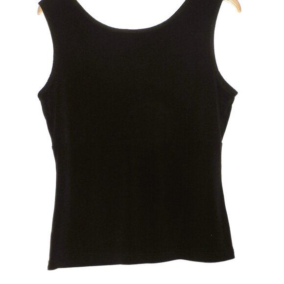 Bellissima Black sleeveless  tank top- size M - Picture 8 of 8